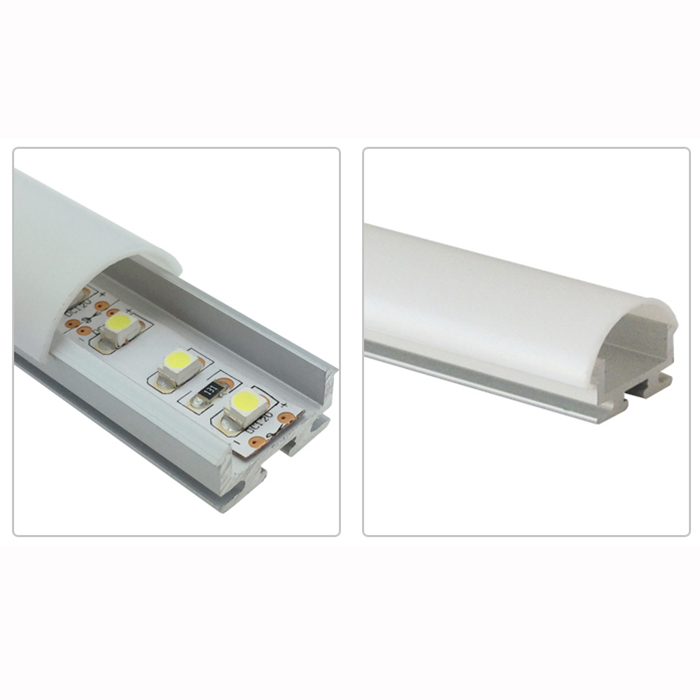 Aluminum LED Diffuser Channel For 12mm LED LIght Strips